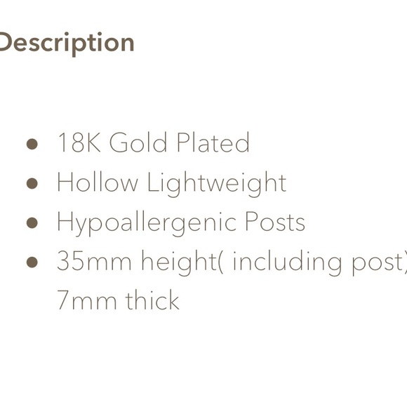 NIB Eclatant Gold Gallant Hoops Brand New - Picture 2 of 3